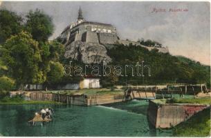 Nyitra, Nitra; Püspöki vár, vízlépcső / bishops castle, dam (EK)