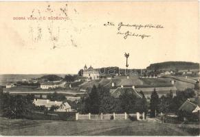 Dobrá Voda u Ceskych Budejovic, Gutwasser; general view, church, fence