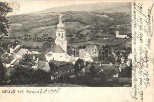 1905 Anger, general view, church (EK)
