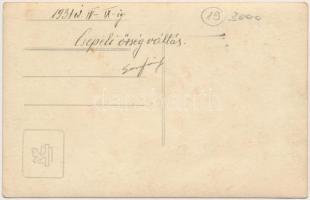 1931 Budapest XXI. Csepel, Magyar katonák őrségváltása / Hungarian soldiers guard mount, photo