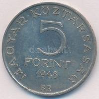 1948. 5Ft Ag "Petőfi" T:2 
Adamo EM1