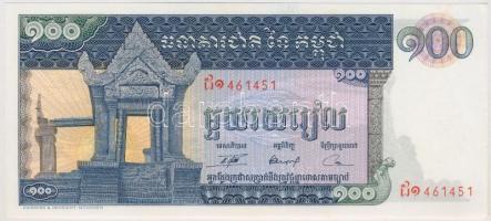 Kambodzsa ~1972. 100R T:I,I- Cambodia ~1972. 100 Riels C:UNC,AU Krause 12