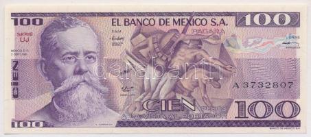 Mexikó 1981. 100P T:I Mexico 1981. 100 Pesos C:UNC Krause 74