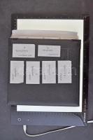 245db-os vegyes külföldi fémpénz tétel, albumba rendezve, közte Franciaország, Japán, Norvégia, Szov...