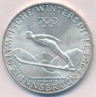 Ausztria 1964. 50Sch Ag IX. Téli Olimpia Innsbruck T:1-,2  Austria 1964. 50 Schilling Ag Winter Olympics Insbruck C:AU.XF Krause KM#2896