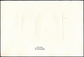 Sánta jelzéssel: Budapest (Budai vár). Rézkarc, papír, jelzett, 10×14,5 cm