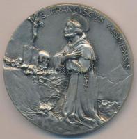 DN "XII. Piusz pápa" ezüstözött fém emlékérem "PIVS XII PONT MAXIMVS" Szign.: MA...