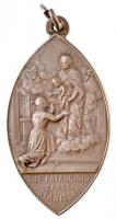 ~1930. "Regnvm Marianvm / Szent László király oltalma alatt" ovális fém vallási medál füll...