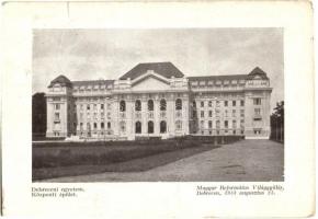 1938 Debrecen, egyetem. Magyar Református Világgyűlés (EB)