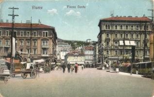 5 db RÉGI horvát városképes lap, Fiume, Abbazia, vegyes minőségben / 5 pre-1945 Croatian postcards, ...