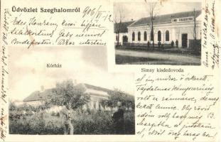 1906 Szeghalom, Kórház, Simay óvoda (EK)