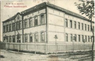 1907 Budapest XVIII. Pestszentlőrinc, Pusztaszentlőrinc, Szentlőrinc; M. kir. állami elemi iskola. Kiadja Fischhof Henrik (fl)