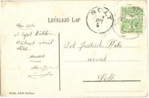 1912 Budapest XVIII. Pestszentlőrinc, Pusztaszentlőrinc, Szentlőrinc; M. kir. állami elemi iskola, l...