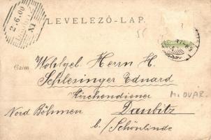 1900 Magyaróvár, Mosonmagyaróvár; utcakép. photo (EB)