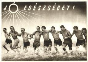 9 db RÉGI motívumos képeslap, propaganda és reklám lapok, egy modern lappal / 9 pre-1945 motive post...