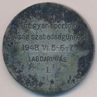 1948. "1848-1948 / A magyar sportoló ifjúság szabadságünnepe 1948. VI. 5-6-7. Labdarúgás I&quot...