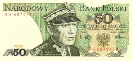 Lengyelország 1982. 20Zl, 500Zl + 1988. 50Zl, 100Zl T:I