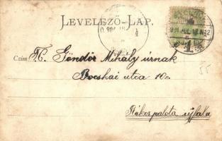 1904 Szolnok, Danczák József fűszer és vegyeskereskedése. photo (fa)