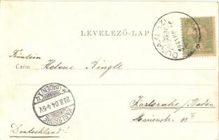 1904 Budapest VI. Nyugati pályaudvar, vasútállomás, villamos, jegyváltás az alagi lóversenyhez. M. T...