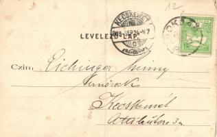 1908 Budapest XXIII. Soroksár, Ócsai és Haraszti út, üzletek (fa)