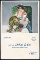 3 db különböző külföldi reklámnyomat, egyik litho