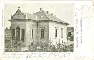 1899 Budapest XVI. Mátyásföld, Szurmay nyaraló, villa. Kiadja Divald Károly, Strelisky felvétele (kis szakadás / small tear)