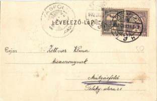 1902 Budapest XVI. Mátyásföld, Szurmay nyaraló, villa (EK)