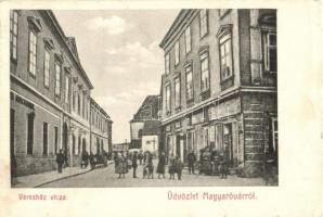1905 Magyaróvár, Mosonmagyaróvár; Városház utca (EK)