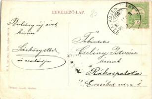 Szalkszentmárton, Petőfi utca, Református templom. W. L. Bp. 7541. Kiadja Führer László (EK)