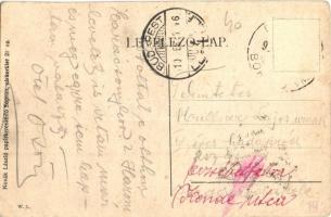 Sopron, Casino (kaszinó), Casino vendéglő, étterem. W. L. Kiadja Novák László (EK)