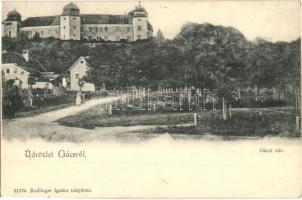 1907 Gács, Halic; vár. Redlinger Ignácz 61194. / Schloss / castle