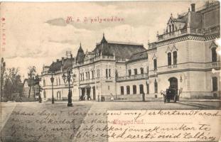 1903 Nagyvárad, Oradea; Vasútállomás, Szigligeti színház - 2 db régi képeslap, az egyik lap sérült /...