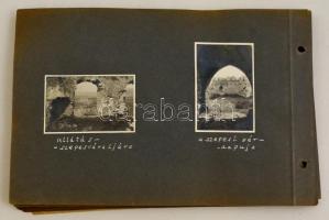 1931 Biciklivel a Tátrában és a Szepességben körbebicklizése. 58 feliratozott képet tartalmazó albumlapok / In the Tatra with bike