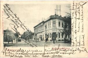1901 Budapest X. Kőbánya, Jászberényi út, Hotel Sohra szálloda és kávéház, vendéglő, étterem. Divald Károly 337. sz.