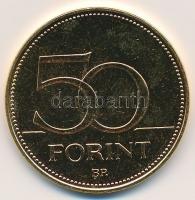 2004. 50Ft Cu-Ni "Európai Unió tagja" aranyozott forgalmi emlékérme T:1,1-