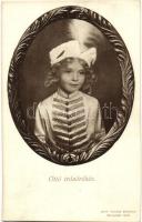 IV. Károly király, Zita királyné, Ottó koronaherceg - 5 db régi képeslap / Charles I of Austria, Zit...