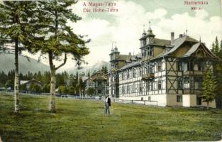 Tátra, Matlárháza, Tatranské Matliare; szálló. Divald Károly 1826. / hotel