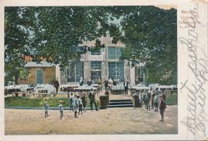 5 db régi kárpátaljai képeslap; Ungvár, vegyes minőségben / 5 pre-1945 Carpathian Ukraine town-view ...