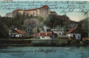 5 db régi kárpátaljai képeslap; Ungvár, vegyes minőségben / 5 pre-1945 Carpathian Ukraine town-view ...