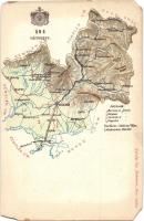 5 db régi kárpátaljai képeslap; Ungvár, vegyes minőségben / 5 pre-1945 Carpathian Ukraine town-view ...