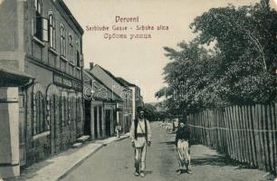 Derventa, Dervent; Serbische Gasse / Srbska ulica / Serbian street, shop. W.L. Bp. 4968. (EK)