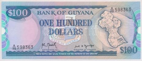 Guyana 1989. 100$ T:I Guyana 1989. 100 Dollars C:UNC Krause 28