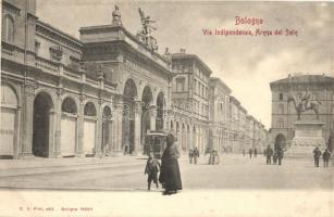 Bologna, Via Indipendenza, Arena del Sole / street, theatre, tram