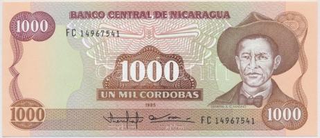 Nicaragua 1985 (1987). 1000C T:I Nicaragua 1985 (1987). 1000 Córdobas C:UNC Krause 145a