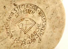Drasche Porcellán Fayencegyár, Köszénbánya s Téglagyár Társulat Budapesten patikai porcelán mozsár t...