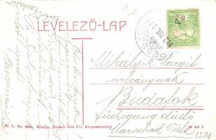 Szepesszombat, Georgenberg, Spisská Sobota; Részlet a Poprád folyóval, híd. W. L. Bp. 2849. Kiadja H...