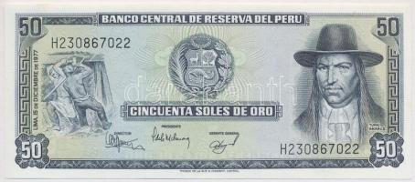 Peru 1977. 50S T:I Peru 1977. 50 Soles de Oro C:UNC Krause 113