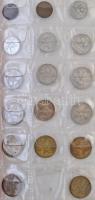 ~95db-os vegyes magyar fémpénz tétel a pengő és forint rendszerből, albumban T:vegyes