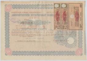 Budapest 1926. "Belvárosi Takarékpénztár Részvénytársaság" öt részvénye egyben 250P-ről (2...