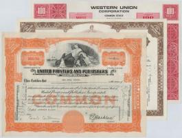 Amerikai Egyesült Államok 1929-1971. 8db klf részvény, közte "Guardian Investors Corporation&qu...